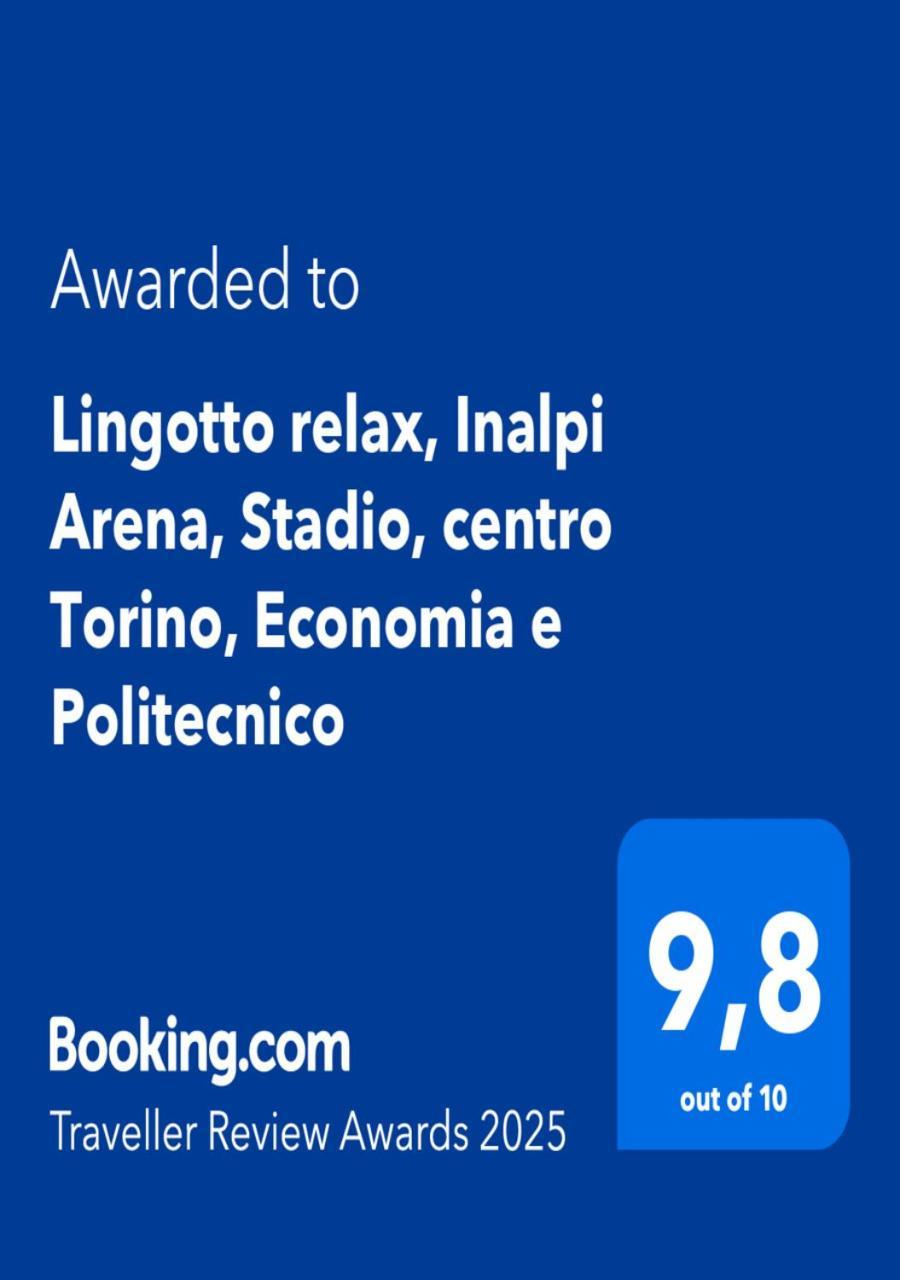 Lingotto Relax, Inalpi Arena, Stadio, Centro Torino, Economia E Politecnico Apartamento
